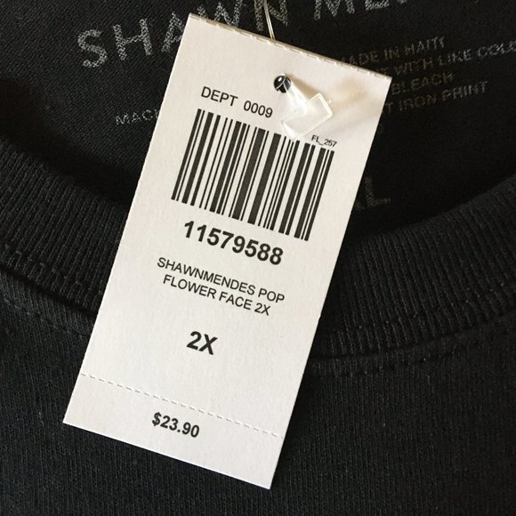 T-Shirt -Shawn Mendes "Flower Face" - Picture 3 of 3